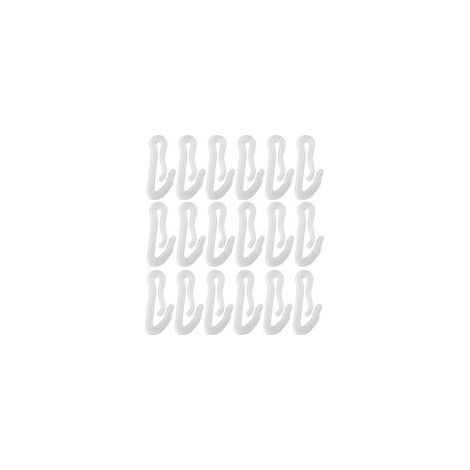 100 pièces Crochets Plastiques pour Film de Serre Clips Fixation Robustes pour Toile Ombrage Jardin Crochets Suspension Résistants Aux Intempéries Installation Rapide et Réglage (1/5)