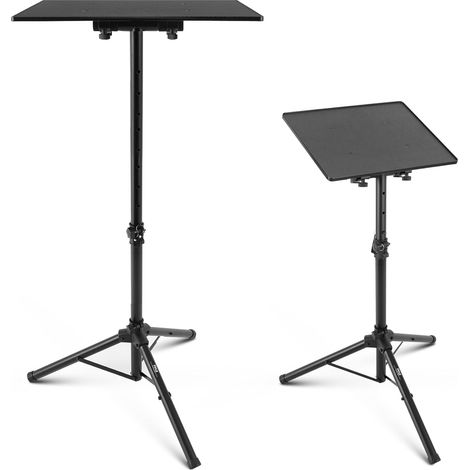 Trépied Support Ordinateur Et Projecteur - Réglable 65 À 100 Cm - Métal Robuste - Plateau Inclinable - Pour Studio Et Conférence (1/5)