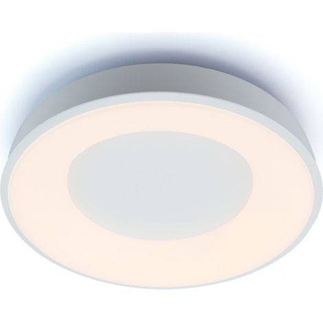 ALPINALUZ Plafón LED de Techo Pared Aluminio white Diseño Ø40 Cm 3000K-4000K-6000K 36W (1/5)