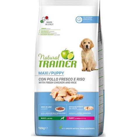 Cane - Crocchette Puppy Maxi 12kg Natural Trainer (1/4)