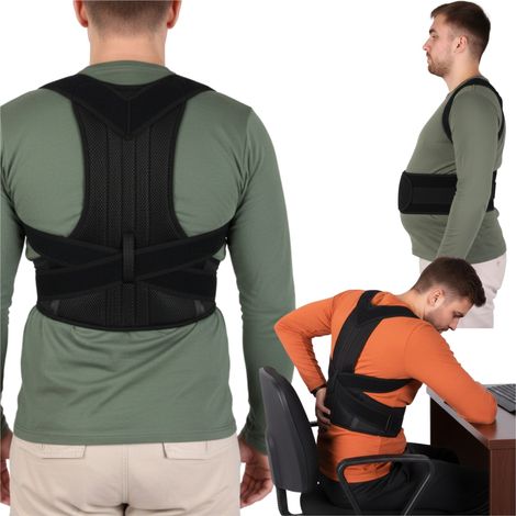 Corrector ortopédico de postura para la columna vertebral FIT4MED, talla 3XL (1/5)