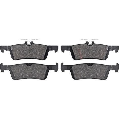 KIT PASTIGLIE FRENO POSTERIORI compatibile con FORD FIESTA VII (HJ, HF) / PASTIGLIE FRENANTI AUTO OEM 35160, / SOSTITUZIONE DIRETTA / BASSA POLVERE / SILENZIOSO (1/4)