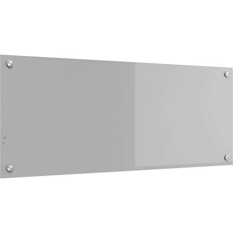Protection de cuisine Gris clair 100 x 40 x 0,6 cm verre trempé CFW92985 (1/5)