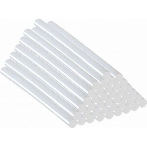 Bâtonnets De Colle Chaude - Ø11 Mm - Longueur 190 Mm - Transparent - Pour Pistolets À Colle 11 Mm - Lot De 20 (1/5)