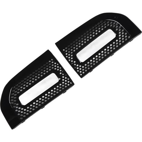 Cache de grille de feu antibrouillard noir brillant LR129432, compatible avec Land Rover Defender 90, 110 et 130 L663 (à partir de 2020). (1/5)