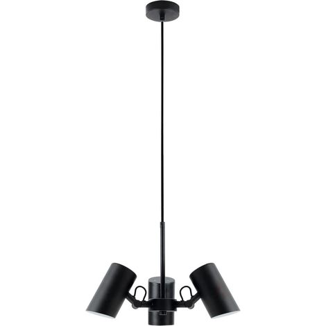 Lustre AGZAR réglable métal noir 3xE14 178cm Kanlux (1/5)