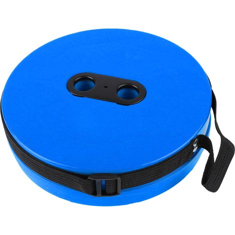Tabouret télescopique pliable et portable, idéal pour la pêche (bleu). (1/5)