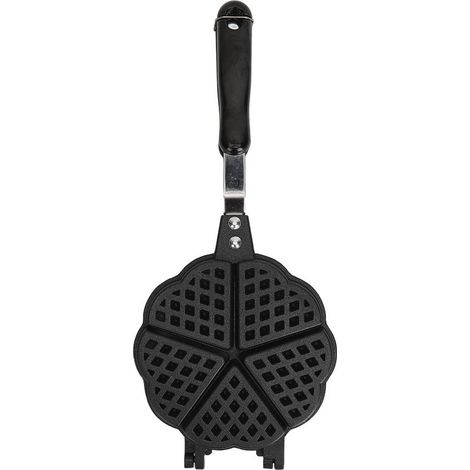 Gaufrier en alliage d'aluminium, 5,9 pouces, en plastique, facile à nettoyer, Mini pour gaufres, grille-pain à Sandwich. (1/5)
