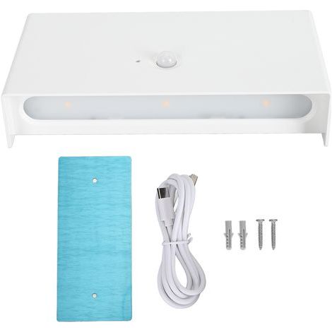 LED Wall Lamp, Continuous Dimming, Magnetic Adhesive, Rechargeable, Up and Down Lighting Light for Living Room, Hallway, White (1/5)