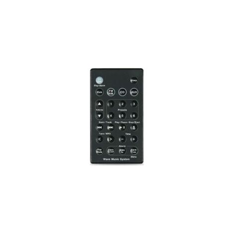 Mando a distancia de repuesto para AWR1B1, AWR1B2, AWRCC4, AWRCC7 y AWRCC8 para el sistema de música Bose Wave - Negro - Crezuo (1/4)