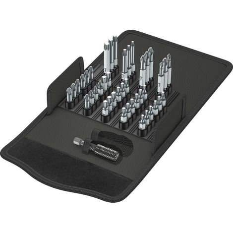Wera Bit-Safe 43 Universal 1 05057450001 Bit-Set 43teilig Kreuzschlitz Pozidriv, Kreuzschlitz Philli