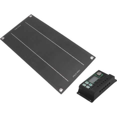 600-W-Solarpanel-Set, 18-V-Batterieladegerät, 100-A-Regler für Wohnmobile, Wohnwagen, Reisemobile (ohne Speicherfunktion) (1/5)