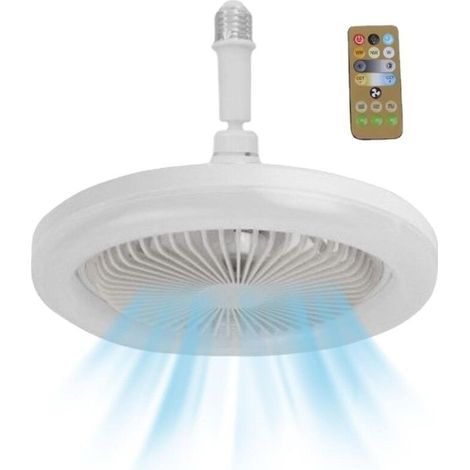 Ensoleille – Leiser Deckenventilator mit dimmbarer LED-Beleuchtung, 30 W – Fernbedienung – 1/2/4-Stunden-Timer – Für Wohnzimmer, Schlafzimmer, Café (1/5)