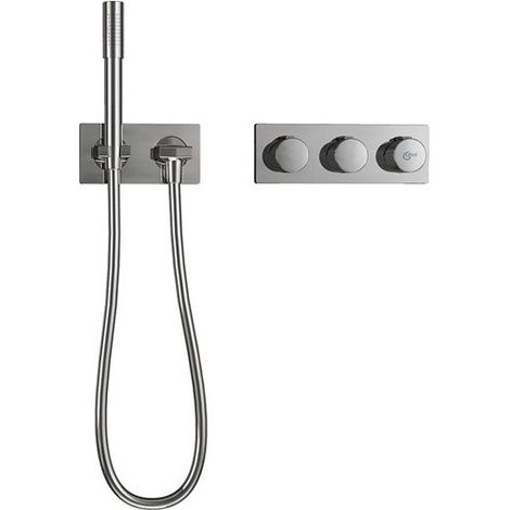 ARCHIMODULE set vasca per multiplex cromo trio IDEAL STANDARD