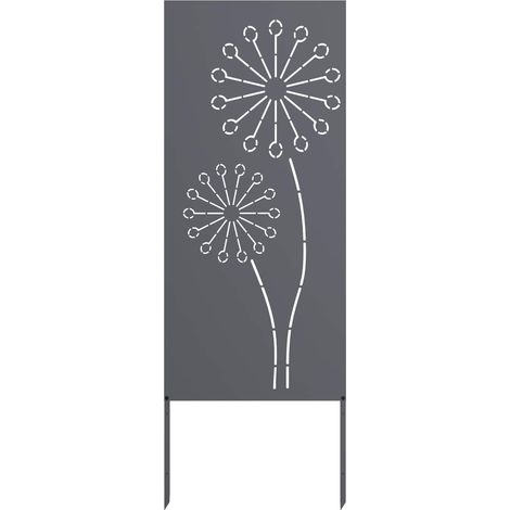 vidaXL Garden Privacy Screen Anthracite 50 x 140 cm Cold-rolled steel