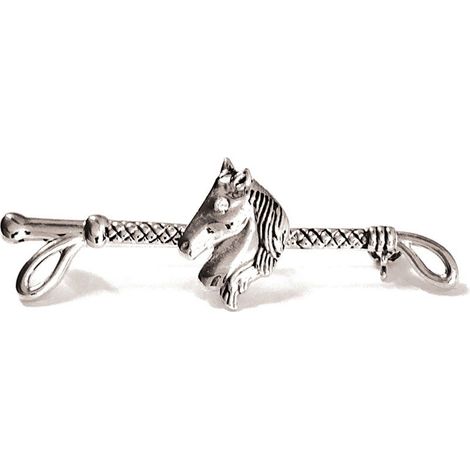 L'or - Broche tête de cheval en métal pour la compétition