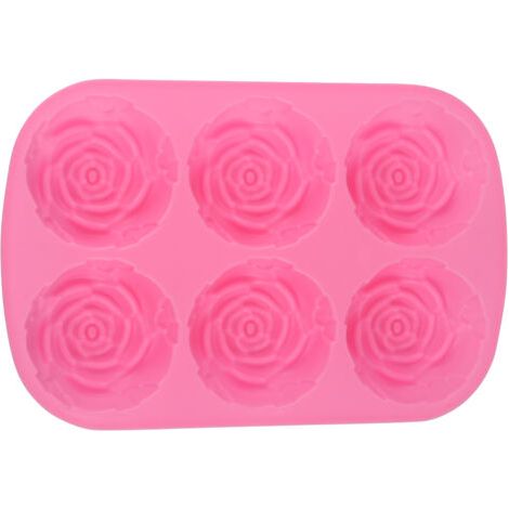 DEESSE SHOP-Moule à Chocolat en Silicone Rose, Moulage de Roses pour Garde-manger, Congélateur, Moules à Chocolat (1/5)