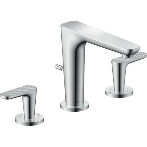 Axor Citterio C - Miscelatore da lavabo, con sistema di scarico, montaggio a 3 fori, EcoSmart, cromo 49061000 (1/2)