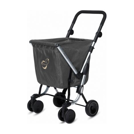 Carro compra plegable WE GO gris marca PLAYMARKET (1/2)