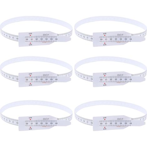 jojofuny Mètre Ruban Bébé Souple Blanc 56 CM Lot de 6, Ruban à Mesurer Circonférence Tête et Bras, Accessoire Léger pour Suivi de Croissance Garçon et Filles (1/5)