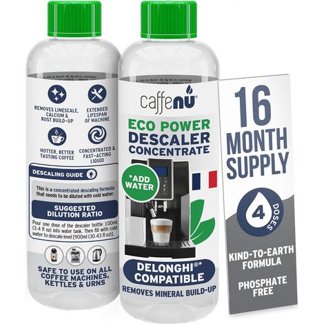 DeLonghi Compatible Detartrant Machine a Cafe - 400ml (1/5)