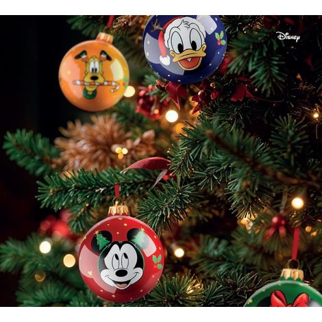 Egan pallina natale Disney Winter Magic Mickey 8 cm