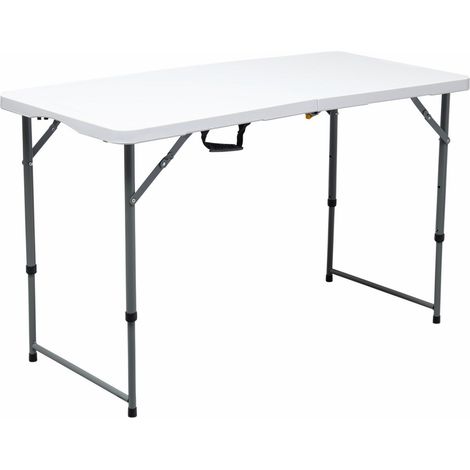 Table pliante rectangulaire WERKA PRO à pieds réglables 120x60x74cm