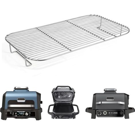 Grille de Gril pour Ninja Woodfire Pro XL, Accessoires de Gril Compatible avec Ninja Barbecue Électrique et Fumoir OG850EU, OG901EU (1PC) (1/5)