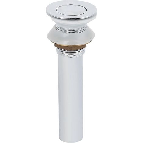Bonnieau de lavabo avec bonde pop-up chromée, kit de vidage pour évier, accessoires de salle de bain, robinetterie de bassin (1/5)
