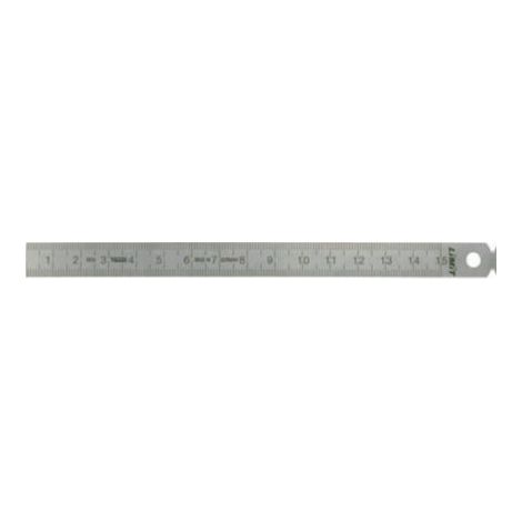 Reglas de acero inoxidable en varias medidas                 Longitud 150 mm Anchura X Grosor 13 x 0.5 mm