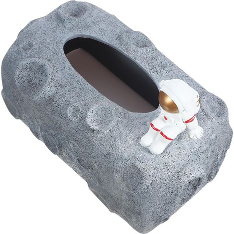 Boîte à Mouchoirs Astronaute en Résine, 1 Pièce, Porte-essuie-Tout Décoratif Moderne pour Salon, Bureau et Maison, Résistant à L'humidité et Facile à Nettoyer, Rangement Papier (1/5)