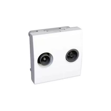 Schneider ALB44327 FM 2S TV socket - polar white