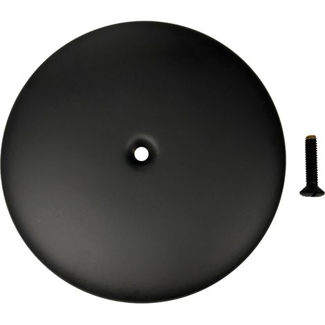 Piattello per Pozzetto a Pavimento Porta e Bini Ottone Nero Opaco 150 mm