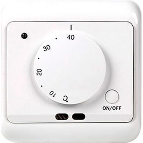 Thermostat Mécanique - Chauffage Au Sol - 230 V AC - Plage 5 À 40 °C - IP20 - Pour Bâtiments Civils Industriels Commerciaux - 1 Pièce (1/5)