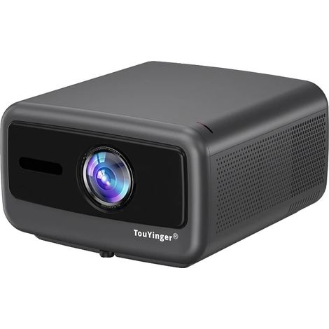 Proyector, 3800 lúmenes ANSI, funciones inteligentes Android, TouYinger Q13W, enchufe europeo. (1/2)