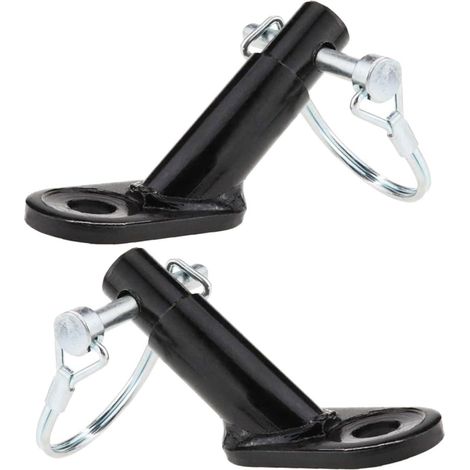 2 pièces Attelage Remorque Vélo Métal avec Boucle Adaptateur Robuste pour Accessoires de Remorque Garçon Fille et Animal Facile à Installer pour Attache Rapide Au Vélo (1/5)