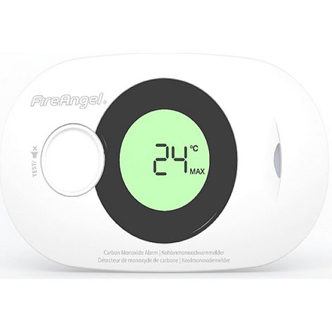 FireAngel FA3322-EUX10 Kohlenmonoxid-Melder inkl. 10 Jahres-Batterie batteriebetrieben detektiert K (1/5)