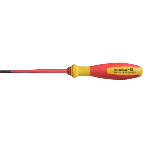 Weidmüller SDIS SLIM 0.8X4.0X100 Cacciavite a taglio Larghezza della lama: 4 mm Lunghezza della lama: 100 mm (1/2)