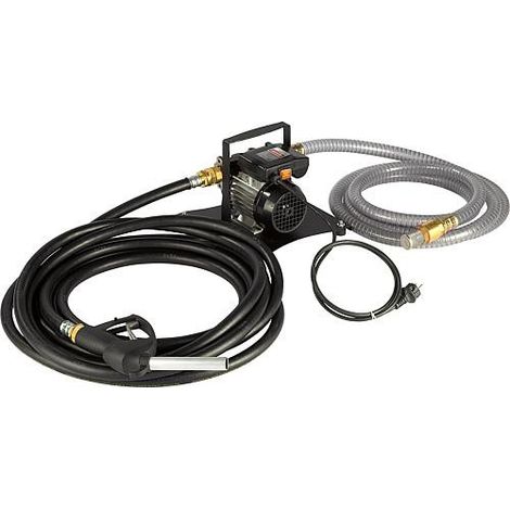 Kit de pompe d'aspiration fioul Tuyau flexible d aspiration, pistolet a essence, tuyau de pression 10m (1/2)
