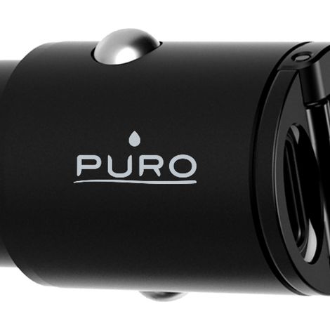 Caricabatterie da auto 2 x USB-C 30W PD - Nero (1/3)