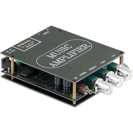 Module amplificateur numérique Bluetooth 2.0 canaux pour subwoofer haute et basse fréquence, carte d'amplification Bluetooth Hi-Fi (1/5)