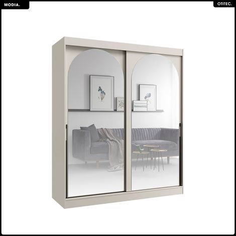 Armoire coulissante - L.180 x H.215 x P.65 - MODIA (1/4)