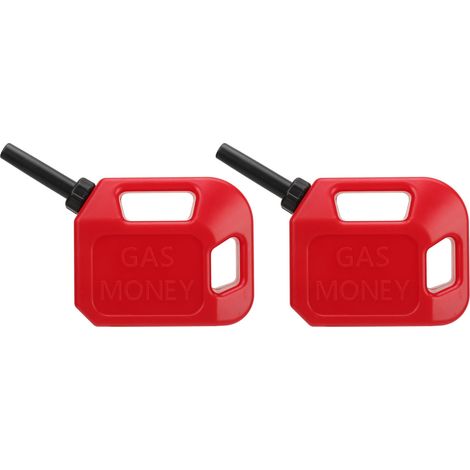 Lot de 2 ornements en forme de bidon d'essence, porte-monnaie décoratif et amusant pour sapin de Noël (1/5)