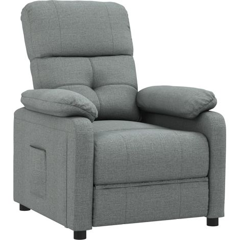Fauteuil inclinable - Fauteuil Relax Gris foncé Tissu fr17382 (1/5)