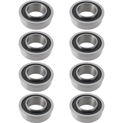 Lot de 8 roulements à billes à bride 532009040 - Compatible avec Ariens - Compatible avec MTD - Compatible avec JD - Compatible avec les tondeuses Snapper (ID 1,9 x OD 4,5 cm) (1/5)