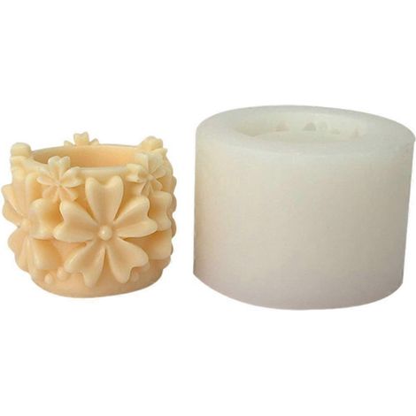 Moules pour plantes succulentes, pots de fleurs à cinq pétales, moules en silicone pour la décoration intérieure (1/4)