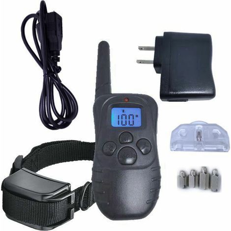 Collier de Dressage pour Chien - Collier Electrique pour Chien, avec Beep Vibra Choc Collier Dressage Chien étanche et Rechargeable 300 Mètre Collier Electrique pour Chien pour la Formation de Chien G (1/2)
