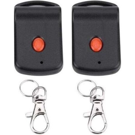 BARKBUSTERScar key garage door opener remote control duplicator,Télécommande de porte de garage, 2 Pcs Télécommande porte-clés Mini porte de garage à diance émetteur de garage replacement pour Doormat (1/4)
