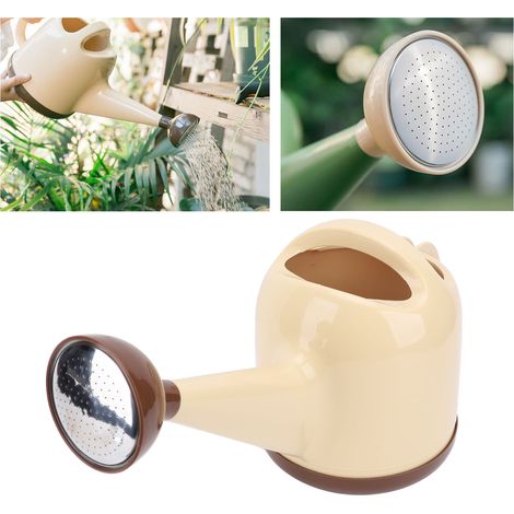 Arrosoir pour Plantes D’Interieur, modèle 4L Bec Long Résistant, PP et Inox, Jaune Lait, 430g, pour Jardins et Fleurs avec Embout Détachable (1/5)