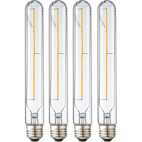 Dimmbare 4-W-Röhrenglühbirne, entspricht 40 Watt, E26-LED-Glühbirne im Edison-Stil, Retro-Glühbirne, Warmweiß 2700 K